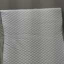 Bedluxe Wedge Pillow, 10 inch Bed Wedge Pillow for Headboard, Pillow Wedge for Acid Reflux Relief, Sleeping, Back Pain Relief, Snoring, Triangle Pillow Wedge - Cooling Memory Foam Top, White/Grey