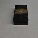 Gold Rim Champagne Gift Glasses | Set of 2 | Crystal Square Toasting Flutes for Bride and Groom, Wedding, Anniversary, Birthday | Elegant Long Stemmed Glassware for Sparkling, Prosecco