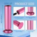 Dermave Electric Foot Callus Remover, Callus Remover for Feet, Foot File Grinder Tool with Speed Controller, Electric Callus Remover with 60pcs Replacement Sandpaper Disk for Women Men, Pink