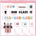 Halloween Ghost Bulletin Board Set Classroom Decorations Boho BOO Ghost DIY Photos Paper Cutouts Halloween Spider Bat Cutting for School Holiday Back to School Teacher Nursery Classroom Wall Decor