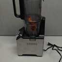 Cold Press Juicer, Juicer Machines with 4.35'' Wide Feed Chute, Stainless Steel Masticating Juicers Easy to Clean, Ergonomic Operational Panel Design, High Juice Yield, Golden Color Knob