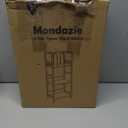 Free Standing Towel Racks for Bathroom with U-Shaped Detachable Dividers, 3-Tier Floor Towels Holder Stand with Shelf & 8 S-Hooks, Metal Pool Towel Storage Organizer for Home, Poolside, White