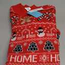 Women's Long Sleeve Pullover Christmas Ugly Sweater Winter Holiday Season Fashion Loose Red Snowman New Year Knitted Sweater (Medium)