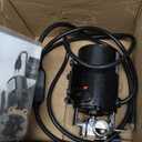 Water Transfer Pump, 115V 1/10HP Electric Utility Pump with On/Off Switch 2 * 6 ft Water Hoses Kit for Removing Water from Garden Pools Aquariums Hot Tub Draining 1/8’’ Low Suction for Rain Barrel (Missing Green Hose)