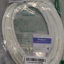 1 Pack*19.6 Ft Self-Adhesive V Shape Foam Window Weather Stripping Door Seal Insulation Strip for Winter, Soundproof Exterior Front Frame Gap Filler, Draft Stopper Tape Noise Light Blocker (White)