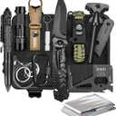 Gifts for Men Dad Husband - Valentines Day, Anniversary Birthday Gifts Idea for Him Boyfriend Man- Survival Kit 14 in 1, Survival Gear and Equipment, Fishing Hunting Camping Accessories, Cool Gadgets