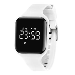 A ALPS Kids Watches for Girls Boys Digital Sport Watch with Step Counter Pedometer Vibration Alarm Clock, No App Waterproof Fitness Tracker Kids Watch Boys Girls Teens Students Ages 5-16