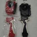 2 Pack String Launchers and Grips, Battling Burst Launcher, Left/Right Spin, Only Compatible with Burst, Two Launch Modes Gyros(Black+Red)