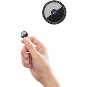 Only 0.9 inch! Hidden Camera with Audio/Video. Mini Small Camera. Spy Hidden Cameras for Home Indoor Use. Spy Cam with Night Vision and Motion Detection Baby Monitor Small Mini Wireless Outdoor H34