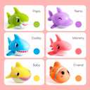 Hely Cancy Bath Toys for Kids - No Hole Baby Toys for 1 Year Old Infant Boys Girls, Shower Water Pool Toys