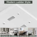 Triple Toggle Light Switch Cover Plate White Classic Decorative Light Switch Plates Cover 3-Gang Wall Plate Cover