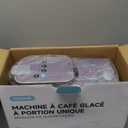 Single Serve Coffee Maker with Built-in Detachable Milk Frother, Iced and Hot Coffee Machine for K Cup & Grounds, 40oz Removable Water Reservoir, 6 Cup Sizes, Fits 7.3" Travel Mug, Purple