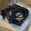 100ft Outdoor/Indoor Extension Cord 10/3 Gauge Ultra Heavy Duty 3 Prong SJTW, Waterproof, Flexible Cold-Resistant Long Power Cord,15A 125V 1875W, Black by LifeSupplyUSA