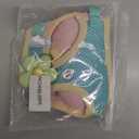 Cat Harness and Leash Set for Walking Escape Proof, Adjustable Kitten Harness Breathable Mesh with Reflective Strips Harness with Flower for Kitty Puppy Bunny Green XS (Extra Small)