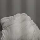 Bedsure Queen Size Comforter Set, White Soft Prewashed Bedding for All Seasons, 3 Pieces GentleSoft Warm Down Alternative Bed Set, 1 Lightweight Comforter (90"x90") and 2 Pillowcases (20"x26")