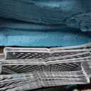 5 inch Gutter Guard, 26 Pack,104ft, Aluminum Mesh Leaf Guards, DIY Leaf Filter Gutter Protection Cover, Raptor Gutter Guard Cleaning Tools for Downspout, Roof, with Screws