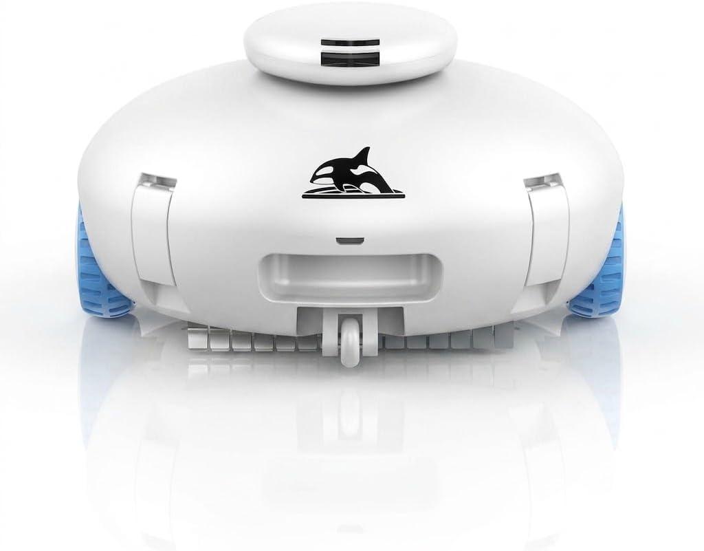 [2026 New] AQUVII K2 Cordless Robotic Pool Cleaner, 120 Mins Runtime Pool Vacuum, Strong Suction for Above-Ground & Inground Pool Flat Pool up to 860 Sq.ft, Auto-Parking & Lightweight