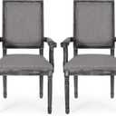 Christopher Knight Home Maria DINING CHAIR SETS, Grey, (Set of 3)