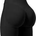 VOYJOY Women Workout Impact Shorts 2.5"/ 3.6"/ 4.5"/ 6" Scrunch Butt Lifting Gym Seamless Booty Biker Shorts, Large