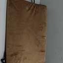  Lumbar Back Cushion and Non Slip Seat Cushion (Brown, Lumbar Cushion)