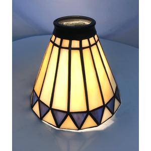 Tiffany Style Stained Glass Lampshade, Replacement Lamp Shades with Fan Light, Wall Lamp and Chandeliers, 5.5-Inches Dia
