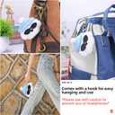 Plush Case Cover Compatible with Apple Airpods 4 Handmade Knitted Cartoon Creative Funny Cute Earbuds Headphone Cases (MJ-BG+Sky Blue,for Airpods 4)