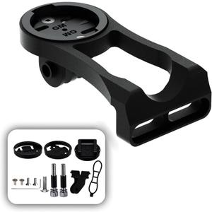 Out Front Mount for Garmin,Wahoo Bike Computer Mount Suitable for 32mm Center Stem Bolts Handlebar,Cycling Extended Holder Compatible with Wahoo Elemnt,Bryton,Cateye,GoPro Full Range,Horn & Lights