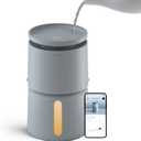 BLUEAIR Room Humidifier - DreamWell - 72Hr Top-Fill Mist-Free InvisibleMist Technology Aroma Stone for Essential Oils and Soothing Mood Lighting - Quiet Operation for Bedroom and Home Use, Grey