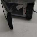 Emerson MW7302B Compact Countertop Microwave Oven with Touch Control, LED Display, 700W, 10 Power Levels, 6 Auto Menus, Glass Turntable and Child Safe Lock, 0.7 Cu., Ft. Black