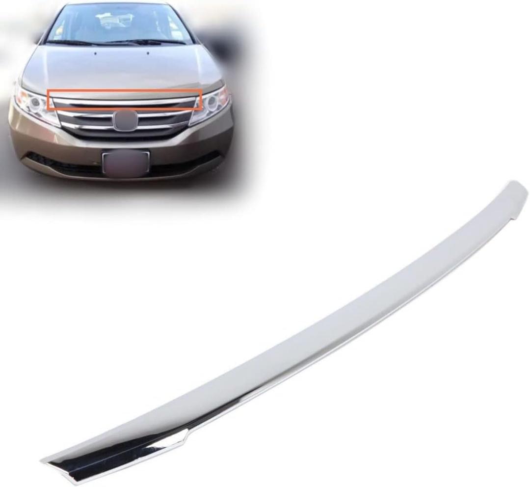 Front Upper Grille Grill Molding Trim For Honda Odyssey 2011 2012 2013