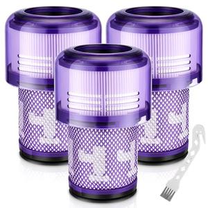 V12 Filter Replacements for Dyson V12 Detect Slim, Detect Slim Animal, Slim+ Cordless Vacuum and V12 Slim Absolute Vacuums, SV34, SV35 Vacuums Filter Replacement, Compare to Part 971517-01, 3 Pack