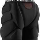 SHINYPRO Protective Padded Shorts for Snowboarding and Skating,Tear Resistance Butt Pad Heavy Duty Protection, M
