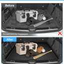 Powerty Trunk Mat for 2020-2025 2026 Mercedes-Benz GLE Accessories Cargo Mats TPE All Weather Cargo Liner Heavy-Duty Trunk Liners