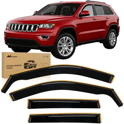 Amazon.com: Nilight in Channel Rain Guards for Jeep Grand Cherokee 2011 2012 2013 2014 2015 2016 2017 2018 2019 2020 Vent Window Visors-4pcs : Everything Else
