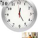 Hidden Camera Clock,1080P Indoor Security Spy Cameras Wall Clock with Motion Detection,Small Secret Camera Nanny Cam for Home Office,No Wi-Fi No Audio