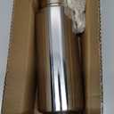 Exhaust Muffler, 3 Inch Inlet Resonator Muffler Straight Stainless Steel, Universal Performance Muffler Pipe 13''/340mm Overall Length, Polished