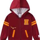 Harry Potter Hogwarts Full Zip Up Hoodie for Big Kids, 4