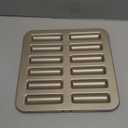 Financier Cake Pan, 12-Cavity Non-Stick Rectangle Muffin Pan Biscuits Cookies Bakeware for Oven Baking (Champagne Gold)