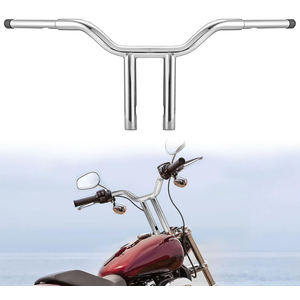WSays Chrome 14'' Handlebar T-Bar 1-1/4'' Diameter Compatible with Harley Dyna Softail Road King Sportster 883 1200 XL 1996-2024
?