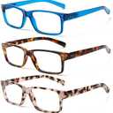 NORPERWIS Reading Glasses 5 Pairs Quality Readers Spring Hinge Glasses for Reading for Men and Women (5 Pack Mix Color -4, 0.50)