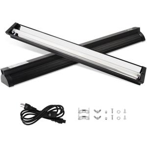 T5 UVB Light for Reptiles, 10.0 24W HO UVA UVB Reptile Light Fixture, 22 Inch Lamp Tube for Bearded Dragon Tortoise Lizards Reptiles and Amphibians