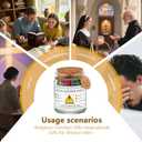 Inspirational Bible Verse Jar for Kids Teen Men Women,First Communion Gifts for Girls Boys,Cultivating Virtues from Bible Verses,Biblical Christian Gifts for Women Men Mom Sister Daughter Son Friend