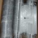 Voatree 110 Packs 12oz Clear Coffee Cups with Lids and Straws, Leakproof Disposable Iced Coffee Cups, Plastic To Go Cups For Iced Coffee, Cold Drinks, Smoothies