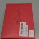 Strawberry Blonde Medium Length Wigs for Women 18 Inch Middle Part Synthetic Hair Wavy Wig - Natural Hairline Wig for Daily Party/Halloween Use(Strawberry Blonde,18 Inch)