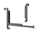 Over The Door Drying Rack, Foldable Portable Over The Door Hooks Hanger with Towel Racks for Coat Clothes Laundry Bathroom Bedroom Travel Hangers (Space Grey, 1 Pack)