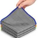 XANGNIER Microfiber Glass Cleaning Cloths,3 Pack Streak Free Miracle Cleaning Cloth,Reusable Lint Free Cleaner Towels for Kitchen,Windows,Mirror,Glasses,Car Windshields,Stainless Steel,11.8"11.8"