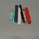 FitTurn 6pack Bands Compatible with IP67 Waterproof Sports Tracker Watch Replacement Soft Straps Silicone Watch Band Strap with Quick Release Pins for IP67 Fitness Watch Activity Tracker (SixColors)