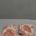 jinchan Tier Curtains 24 Inch for Small Window Linen Blend Cafe Curtains Farmhouse Rustic Half Window Drapes for Kitchen Living Room Bedroom Light Filtering Rod Pocket 2 Panels Neutral Crude