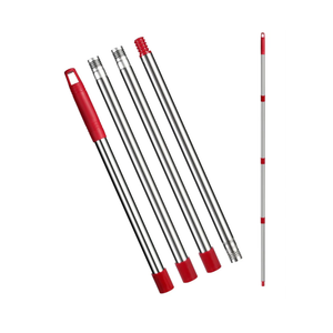 Spin Mop Replacement Handle - 4 Section Mop or Broom Handle/Stick Compatible with O Cedar Spin Mop Refills and Brooms, 30" to 59", American Threaded Joint End (Mop Head Not Included Spin Mop Replacement Handle - 4 Section Mop or Broom Handle/Stick Compatible with O Cedar Spin Mop Refills and Brooms, 30" to 59", American Threaded Joint End (Mop Head Not Included