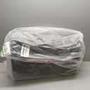 Mind Reader Slim Laundry Hamper with Lid, 60L Clothes Basket, Ventilated Plastic, Black (Single)